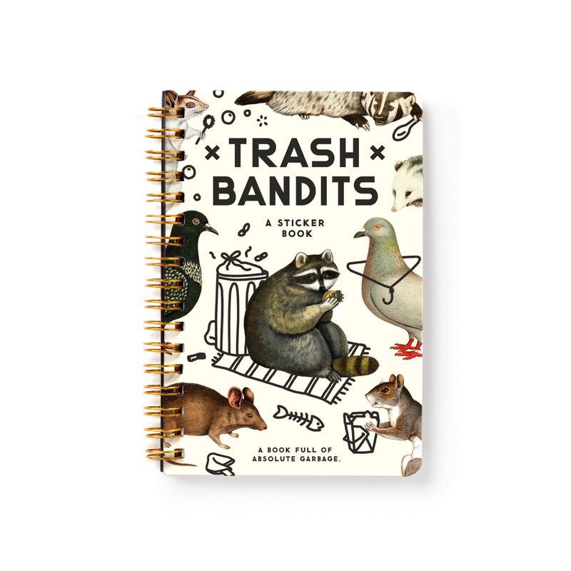 Sticker Book Trash Bandits