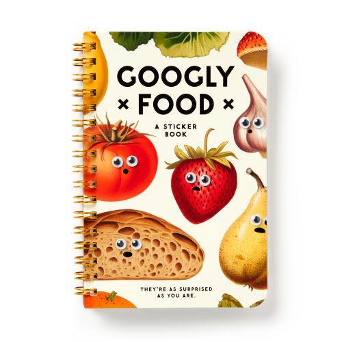 Sticker Book Googly Food