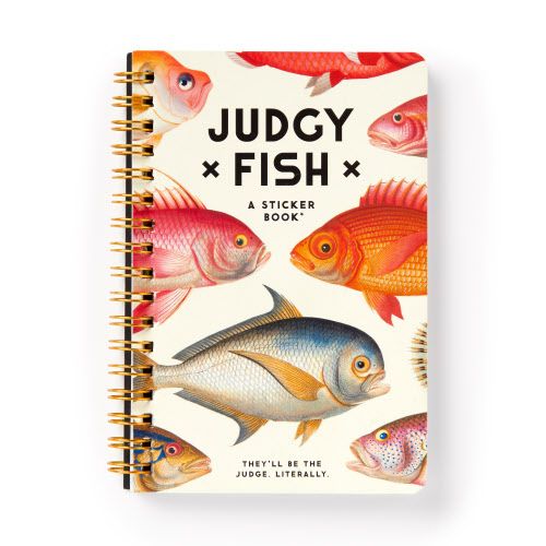 Sticker Book Judgy Fish