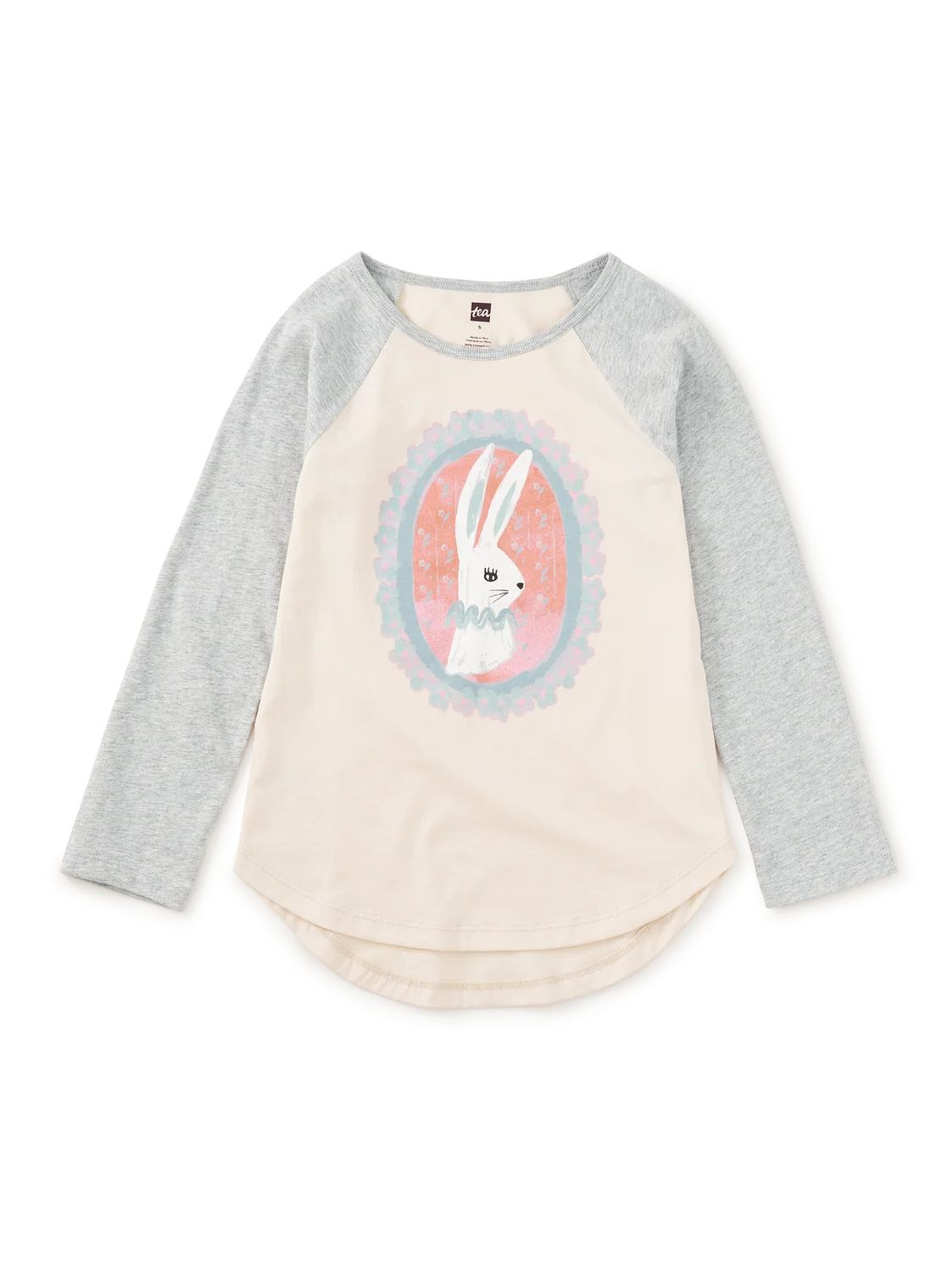 Cameo Bunny Graphic Raglan Tee
