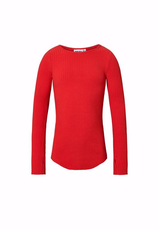 Rochelle LS Top Ruby Red