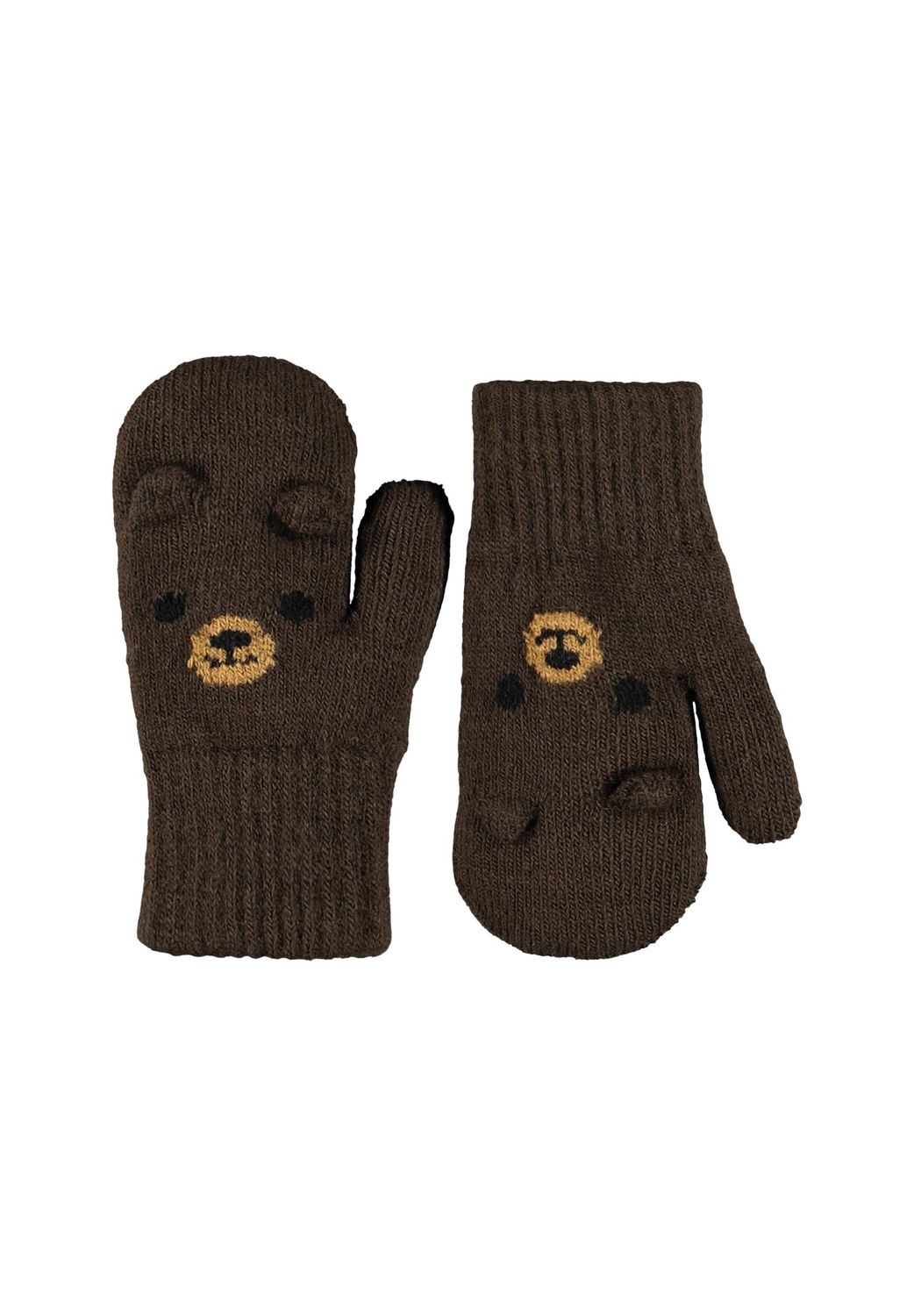 Kenau Mittens Bark Brown