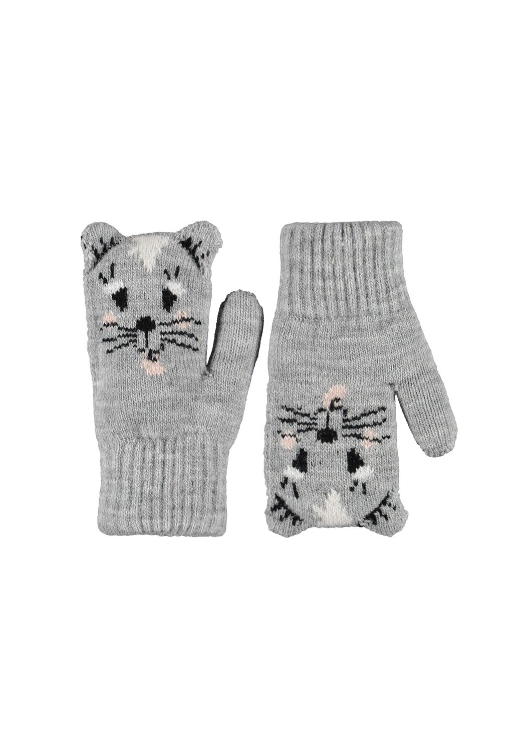 Kenau Mittens Grey Melange