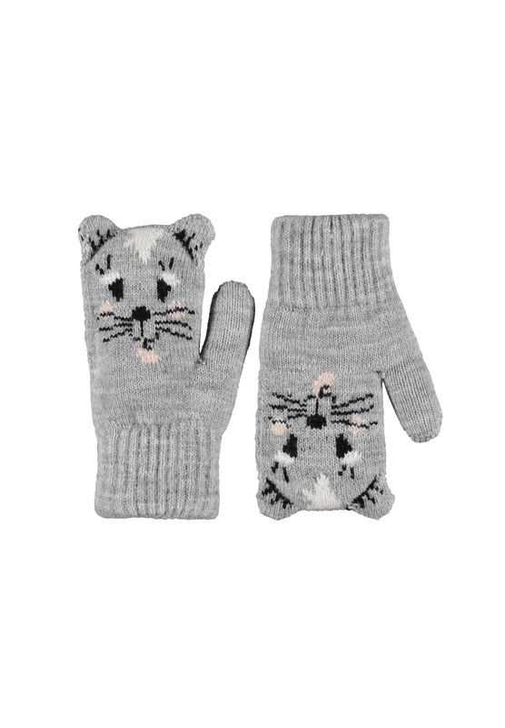 Kenau Mittens Grey Melange