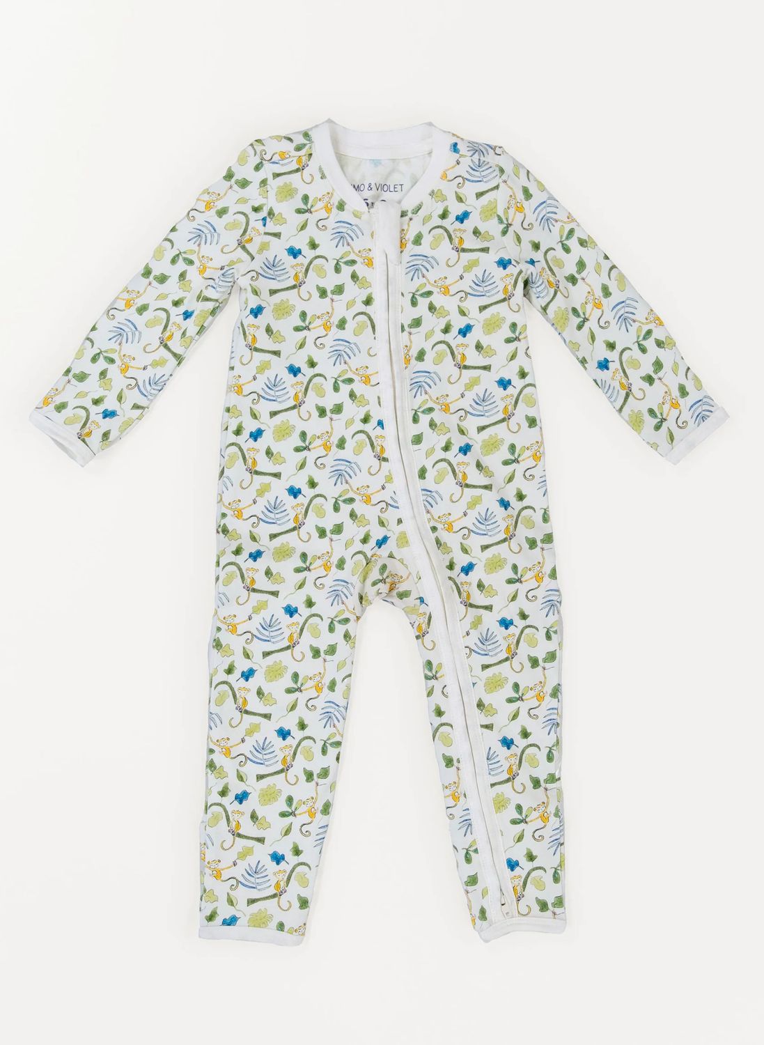 Zippered One-Piece - Happy Monkey
