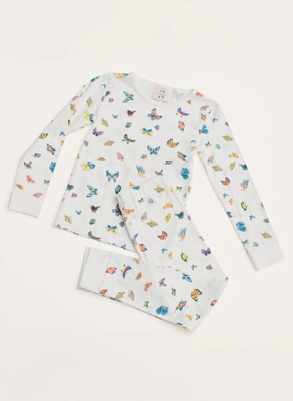 Two Piece Organic Pajamas - Madame Butterfly