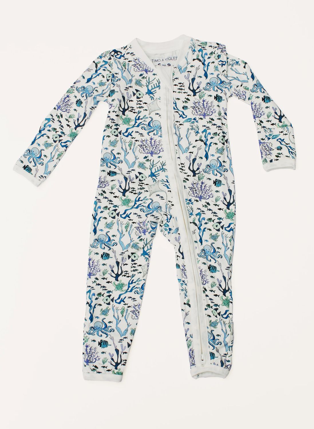 Zippered One-Piece - Coral Reef