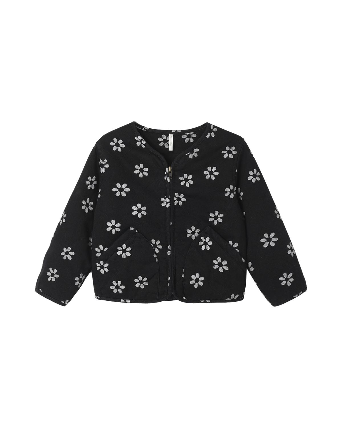 Alix Quilted Jacket Black Daisy