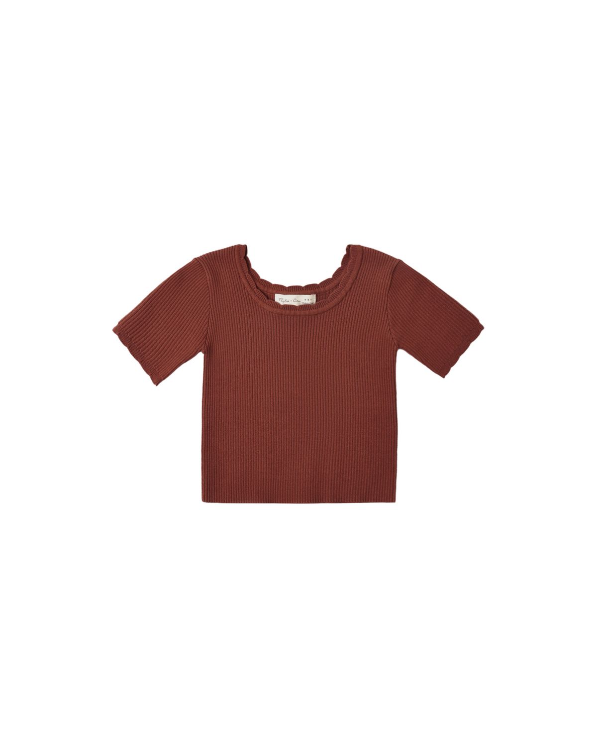 Scallop Tee Brick