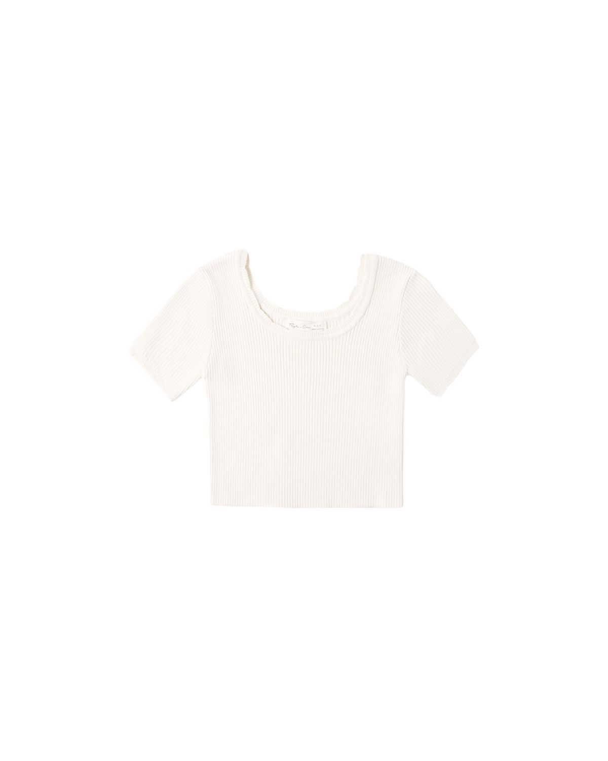 Scallop Tee Natural