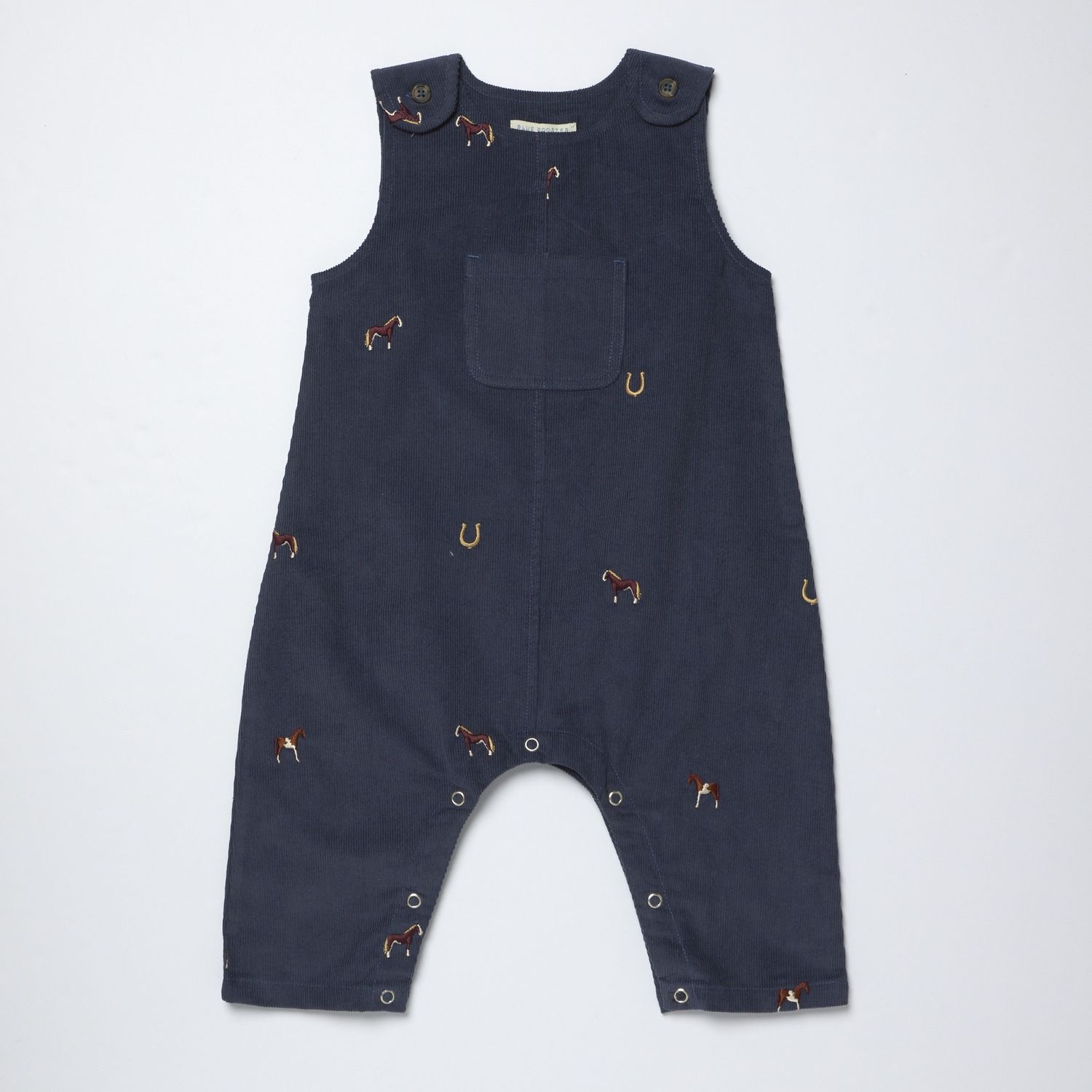 Noah Jumper Navy Horse Embroidery