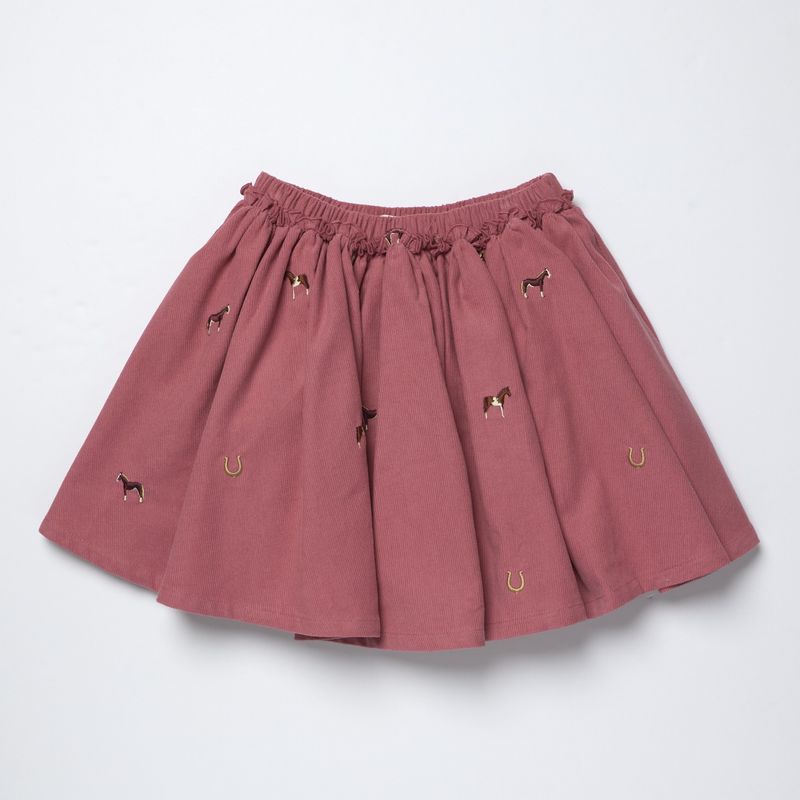 Gianna Skirt Horse Embroidery