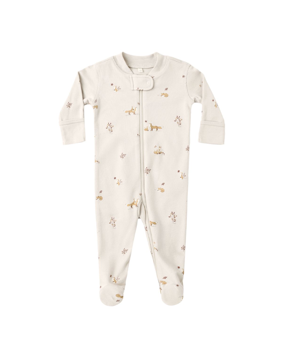 Zip Long Sleeve Sleeper Footie Fox Land
