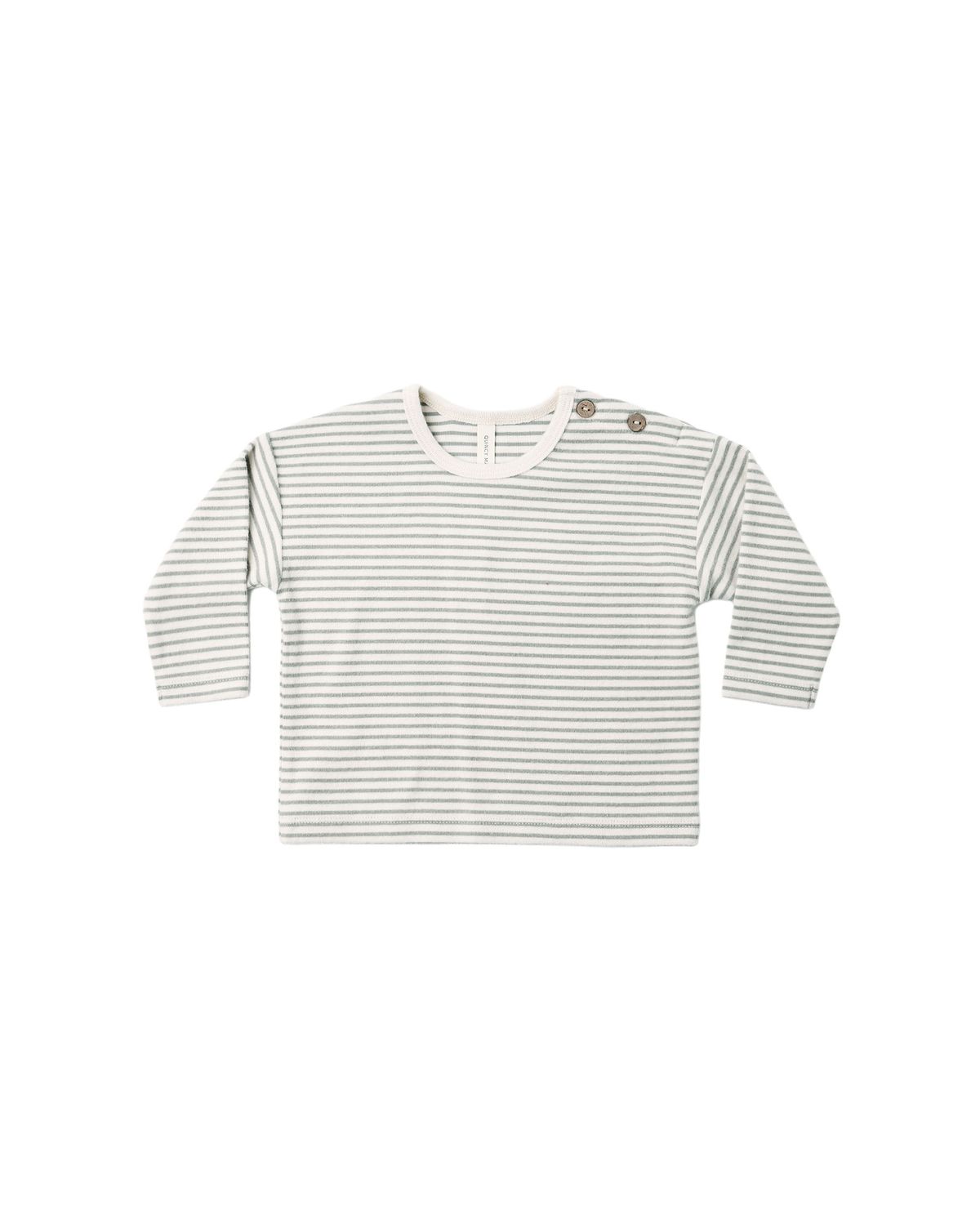 Long Sleeve Tee Laurel Microstripe