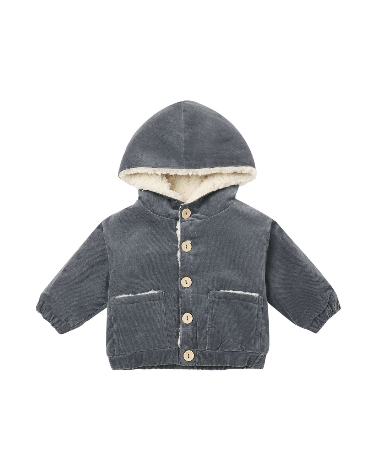 Corduroy Hooded Jacket Midnight