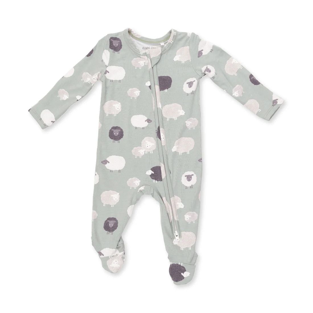 2 Way Zipper Footie Black Sheep