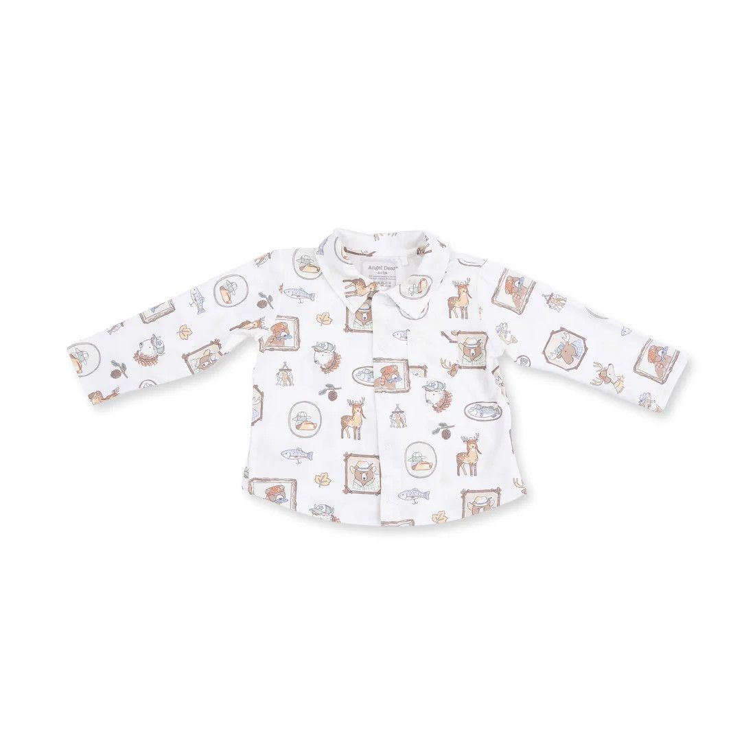 Long Sleeve Polo Button Up Woodson's Family Cabin 