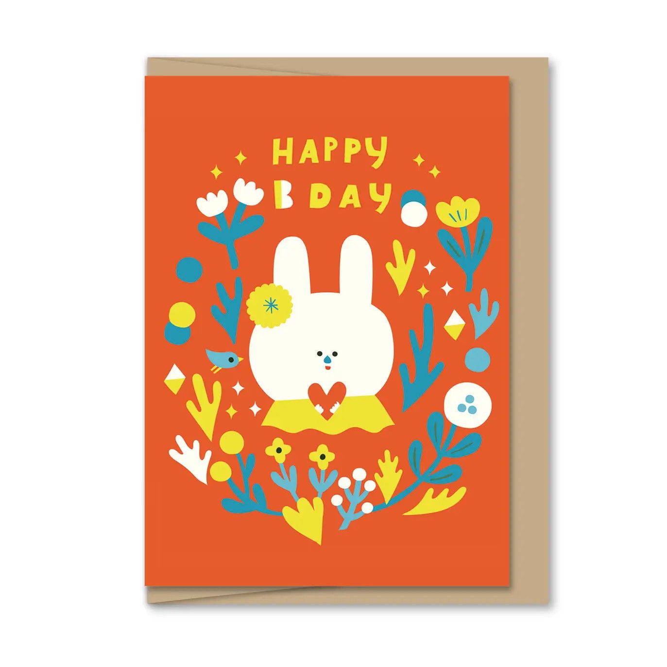 Mini Bunny Birthday Card