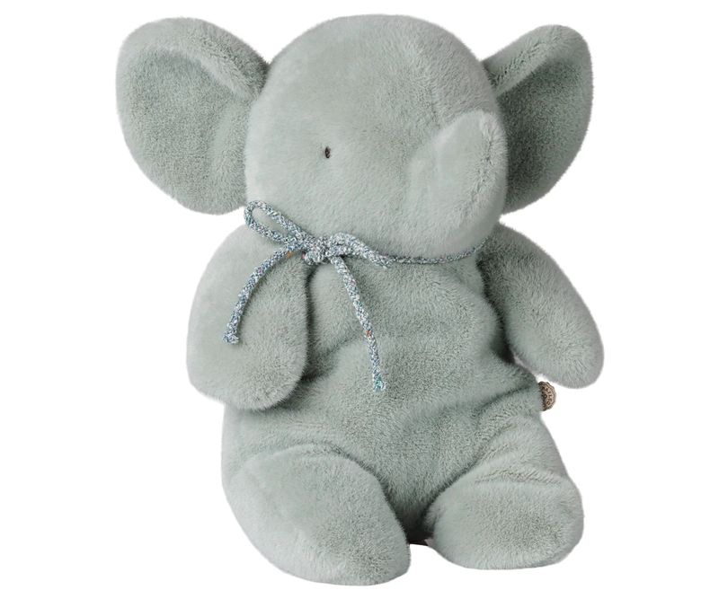 Elephant Plush, Medium - Soft Mint