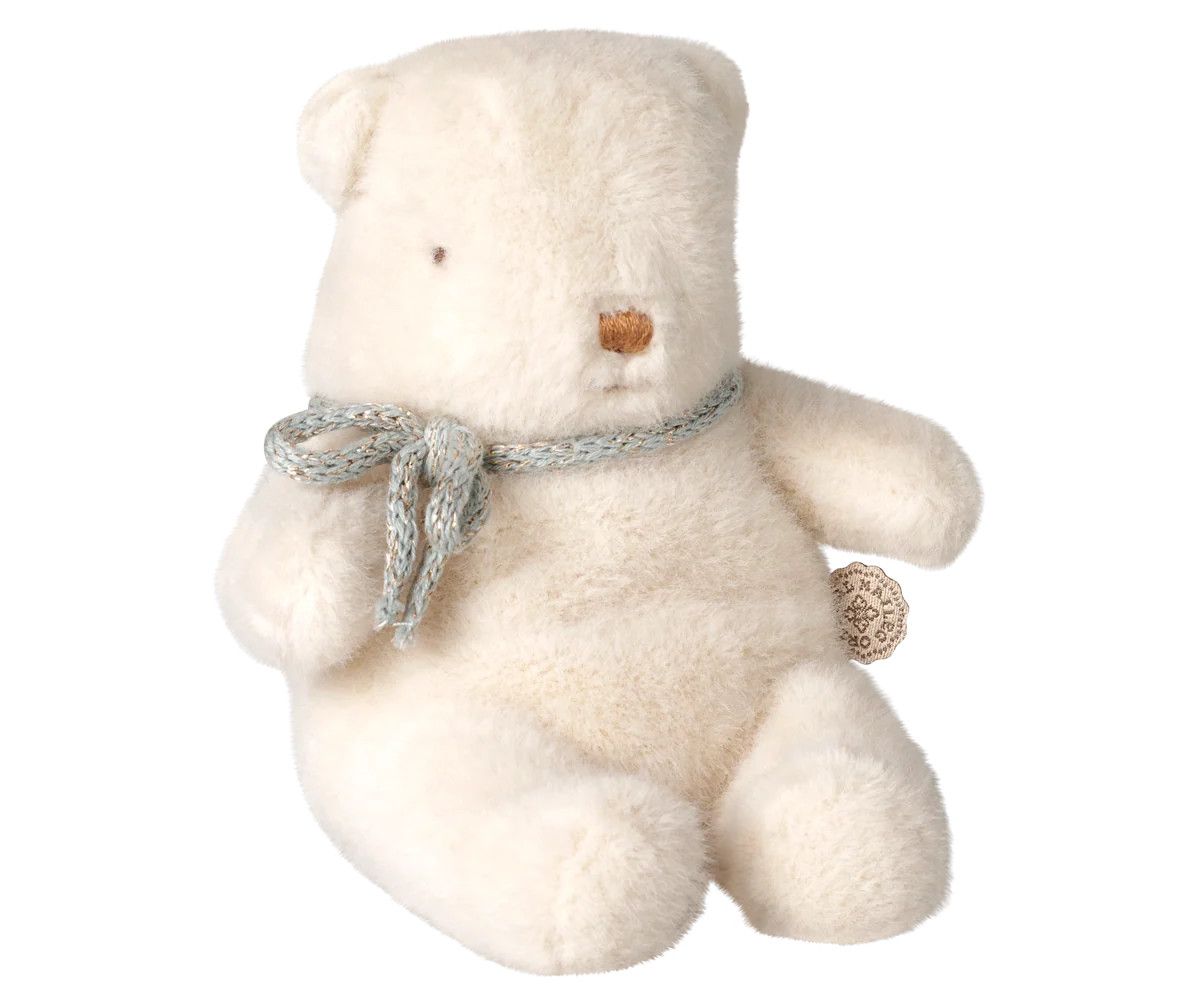 Teddy Bear Plush, Mini - Off White