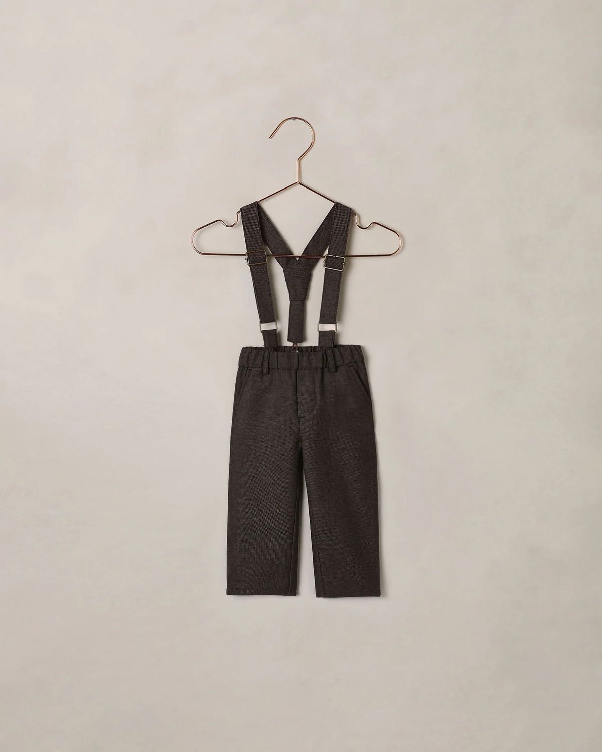 Suspender Pant Black