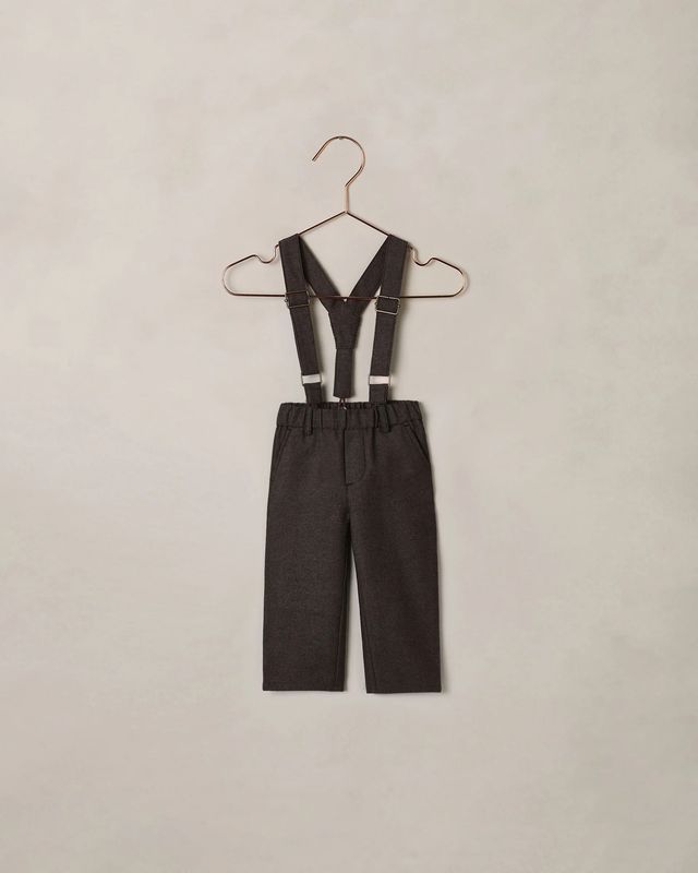 Suspender Pant Black