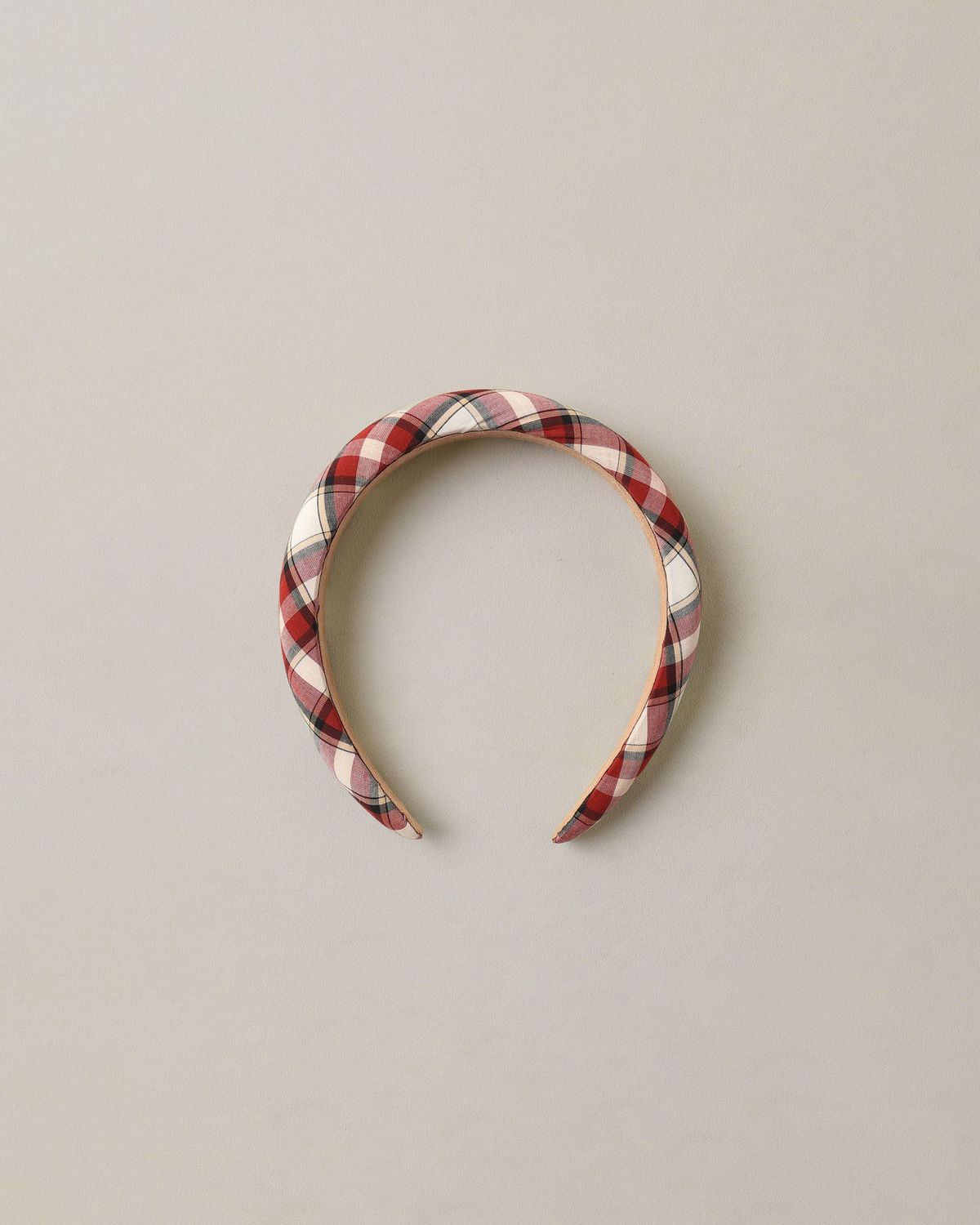 Padded Headband Holiday Tartan