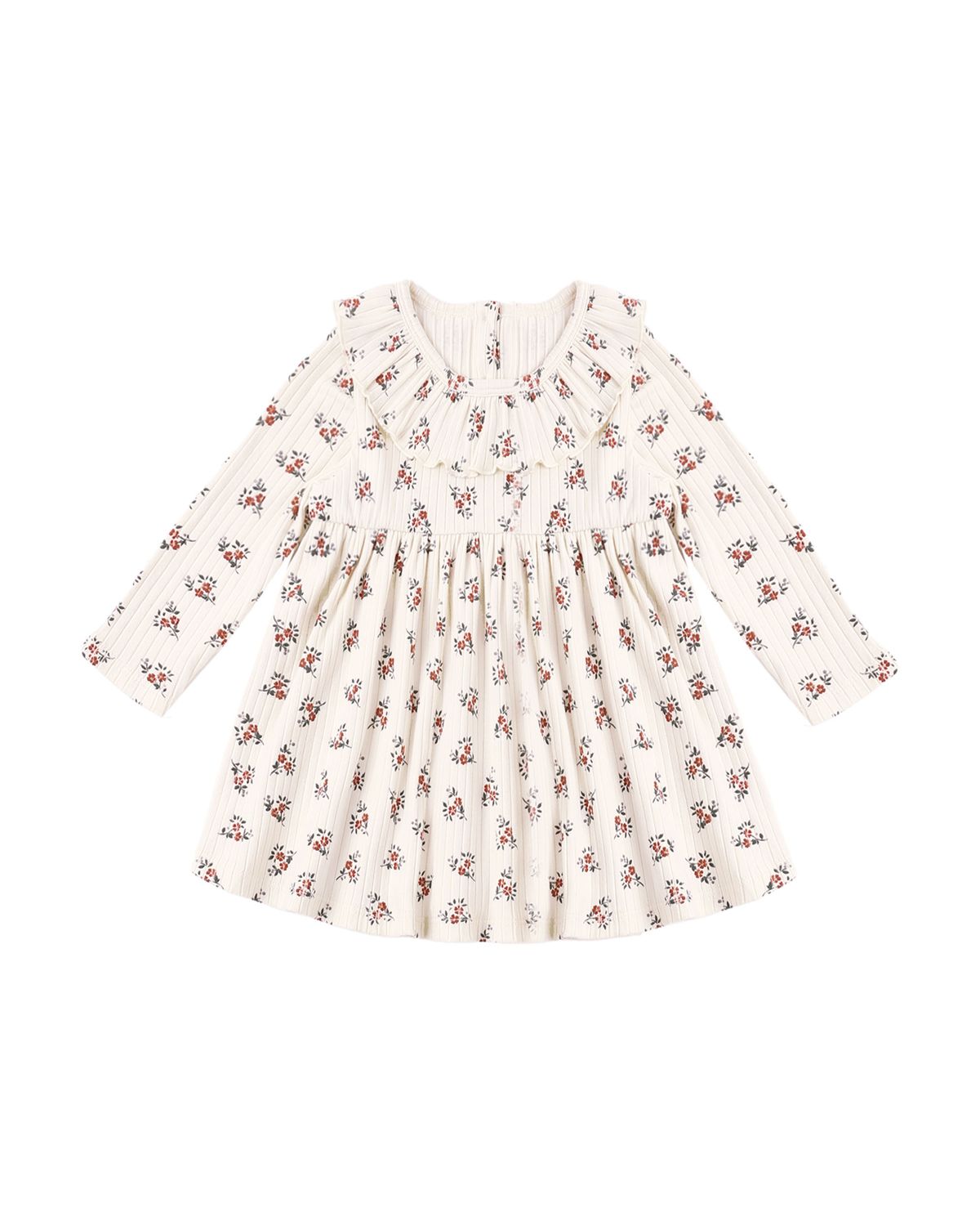 Ruffle Collar Dress Ruby Bloom