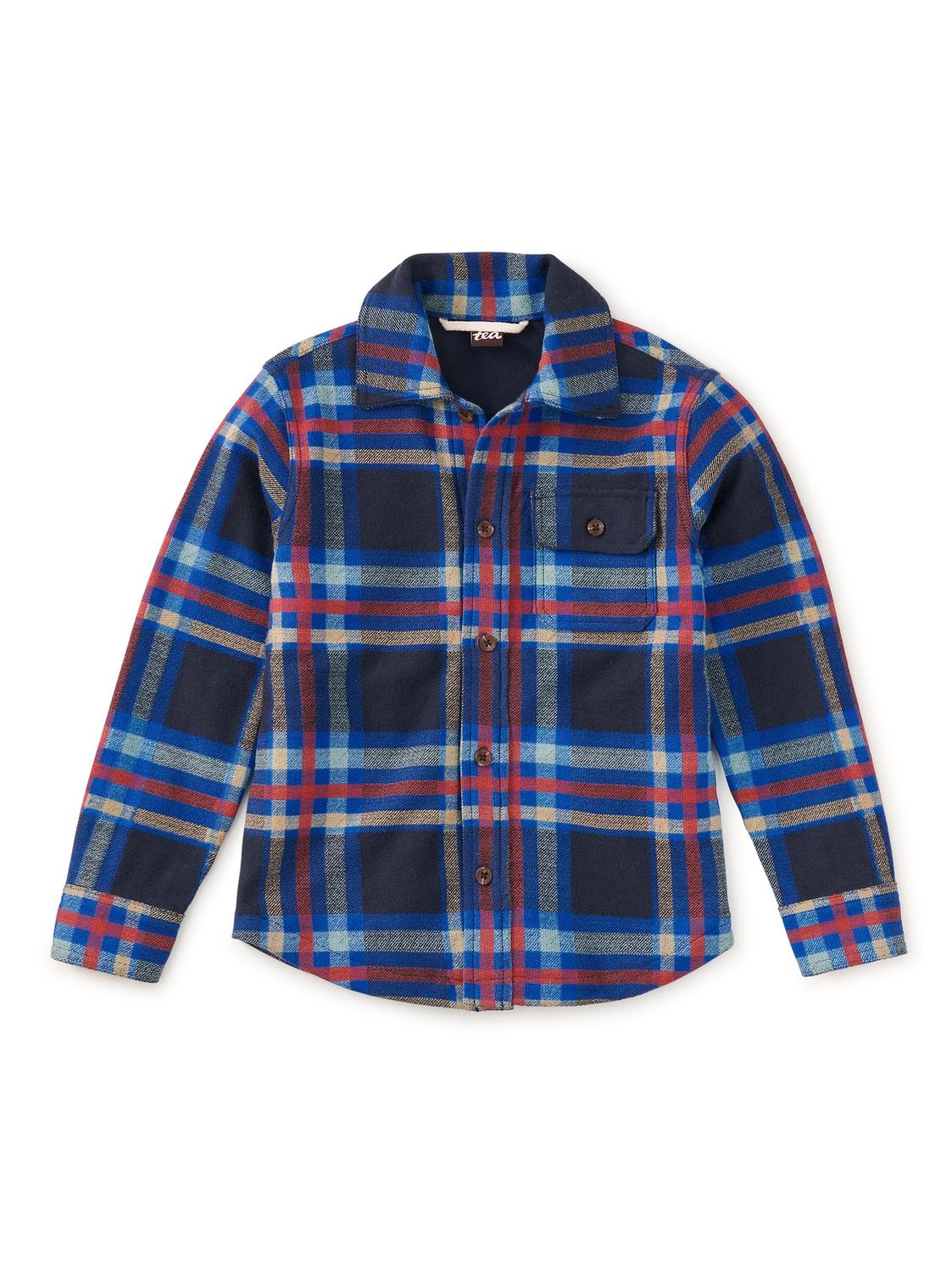 French Terry Shacket Windsor Hearth Plaid