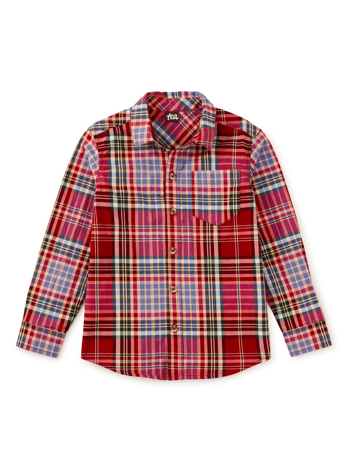 Plaid Button Up Shirt Holiday Market Plaid