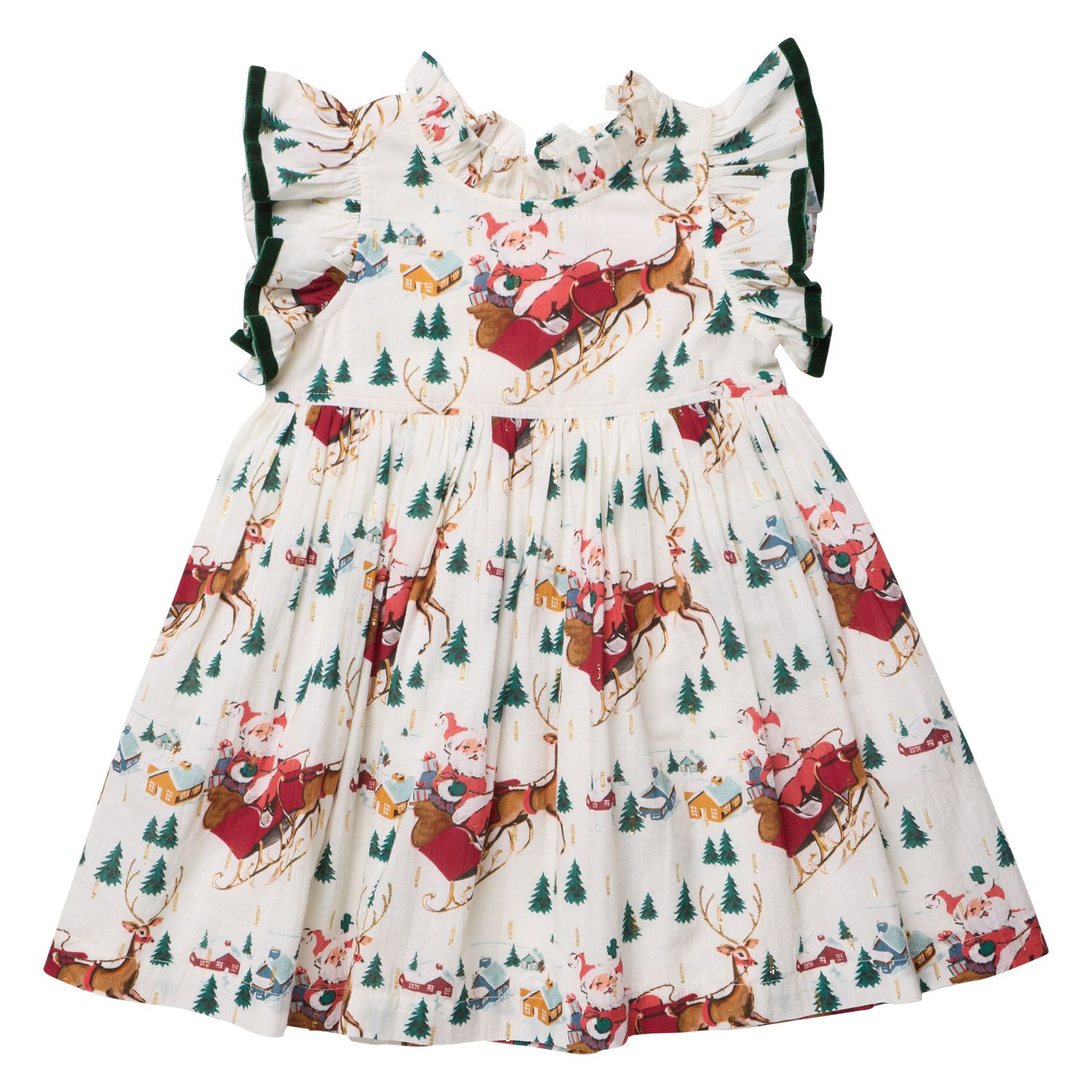 Jennifer Dress Santa Sleigh