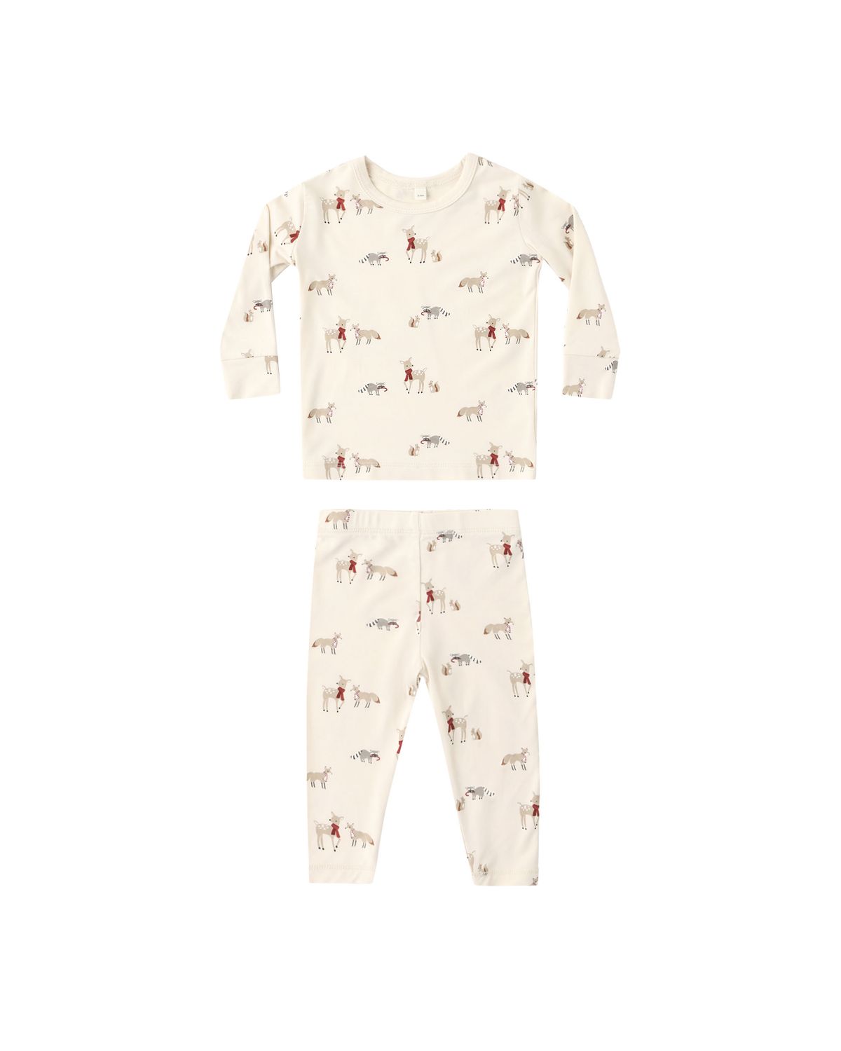 Bamboo Pajama Set Forest Friends