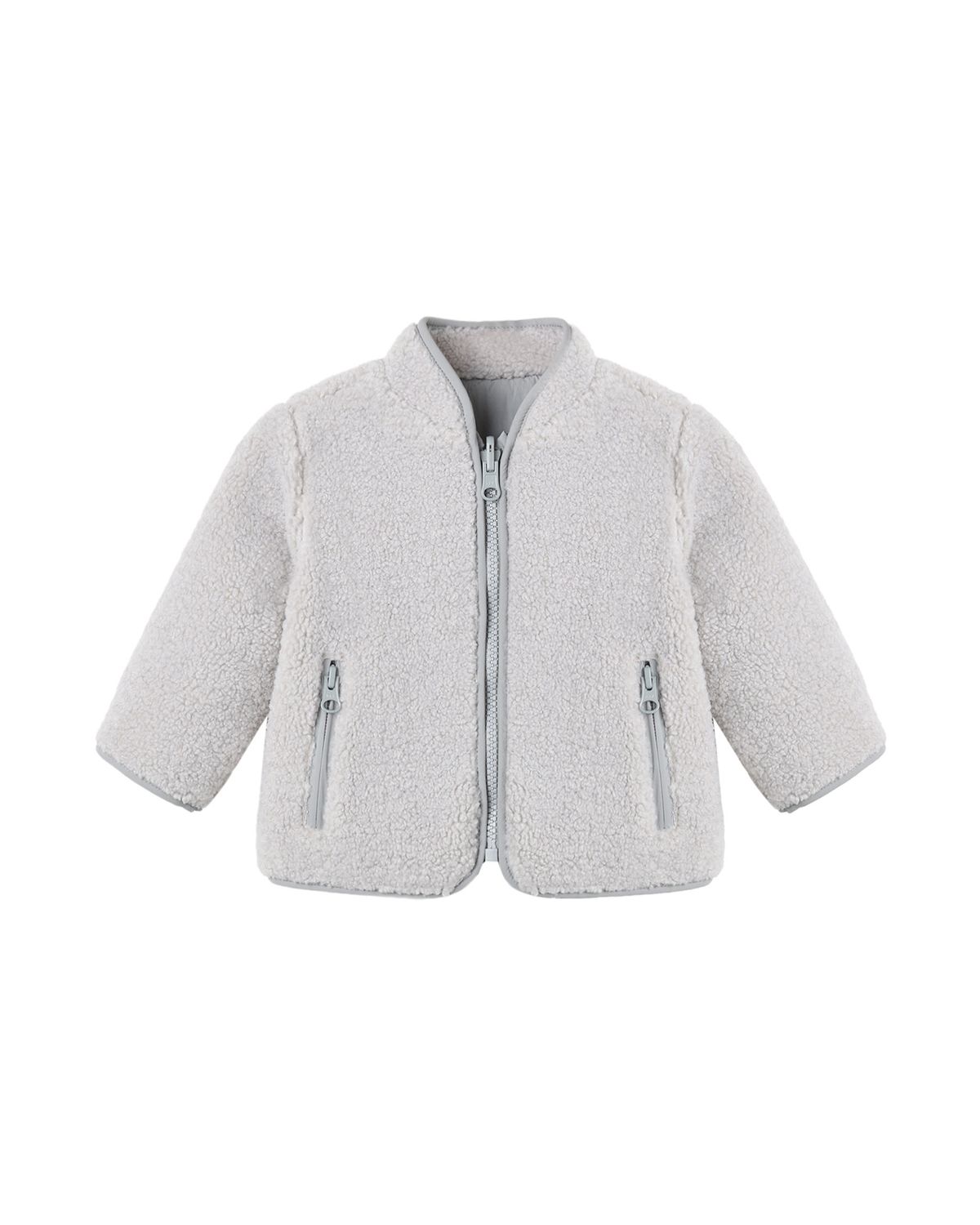 Shearling Zip Jacket Fog