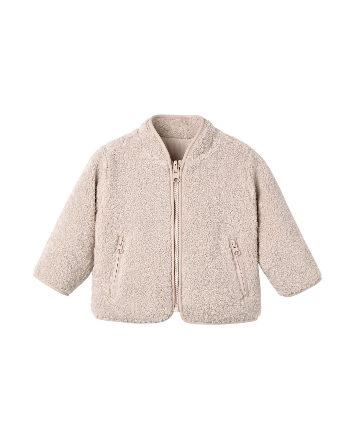Shearling Zip Jacket Rose Water