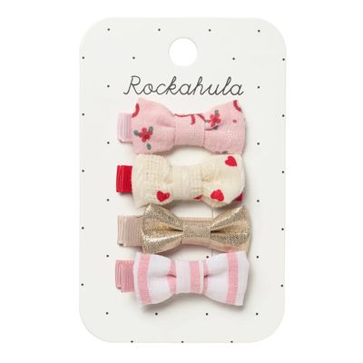 Cutesy Mini Bow Clip Set