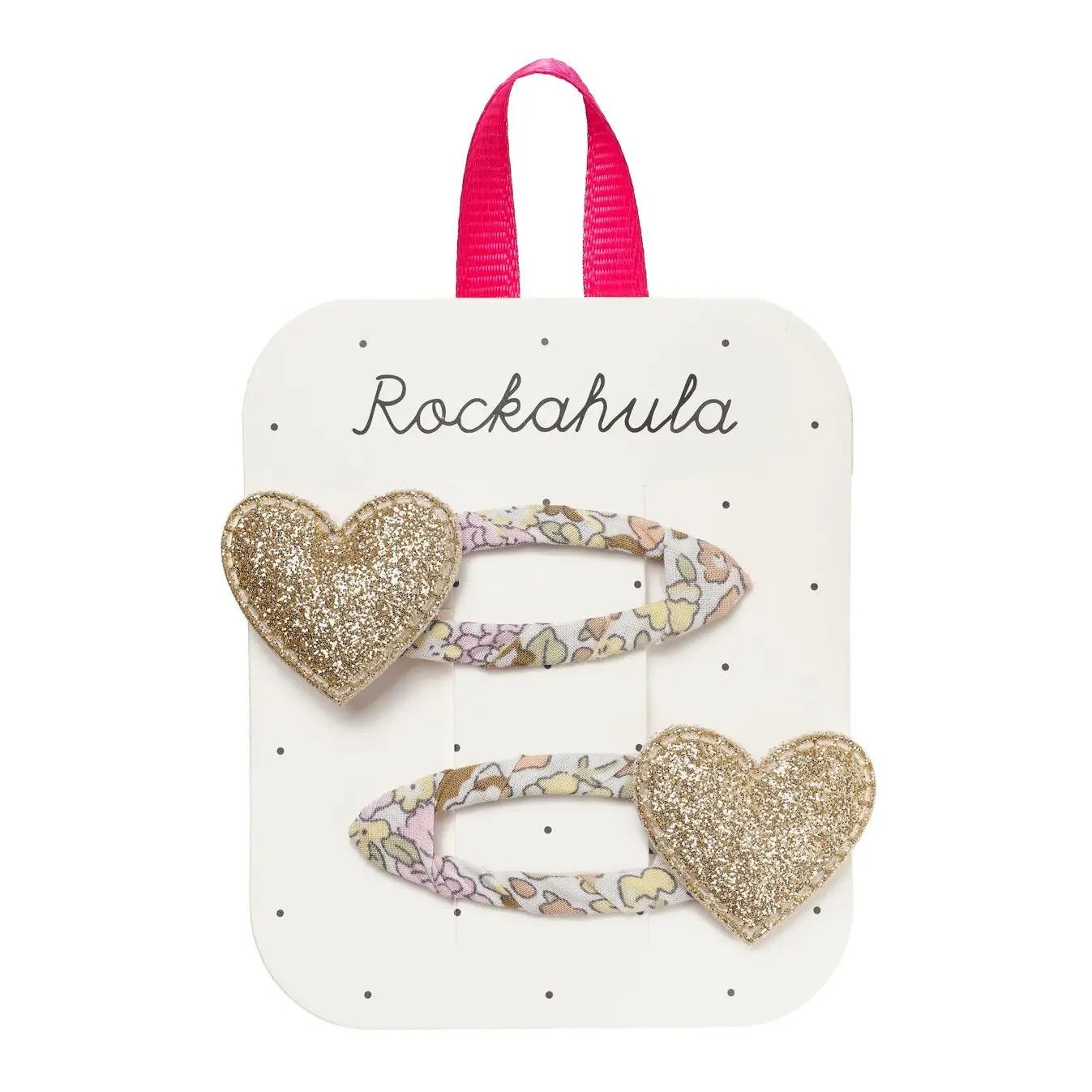 Fairytale Floral Heart Clips
