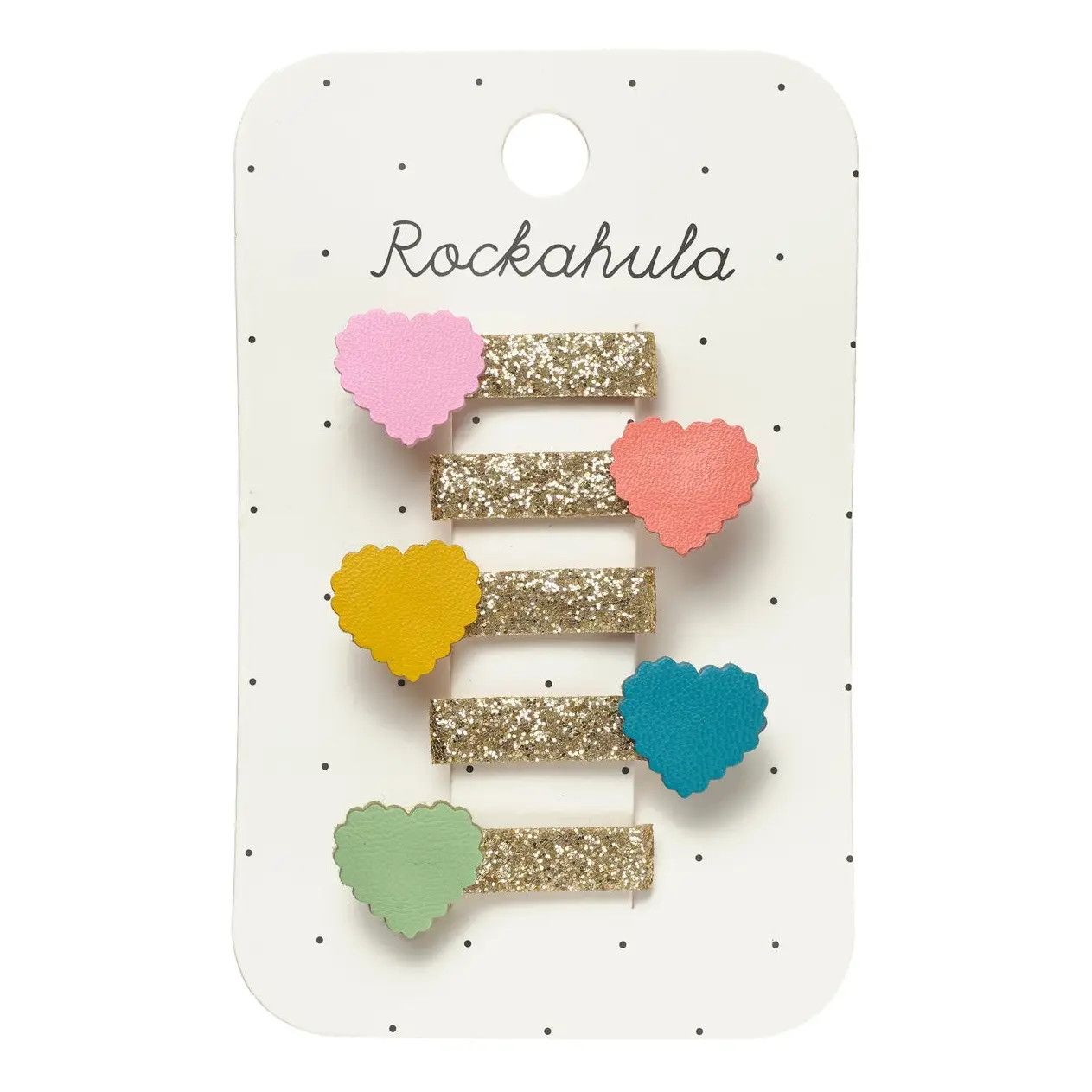 Scallop Heart Mini Clip Set