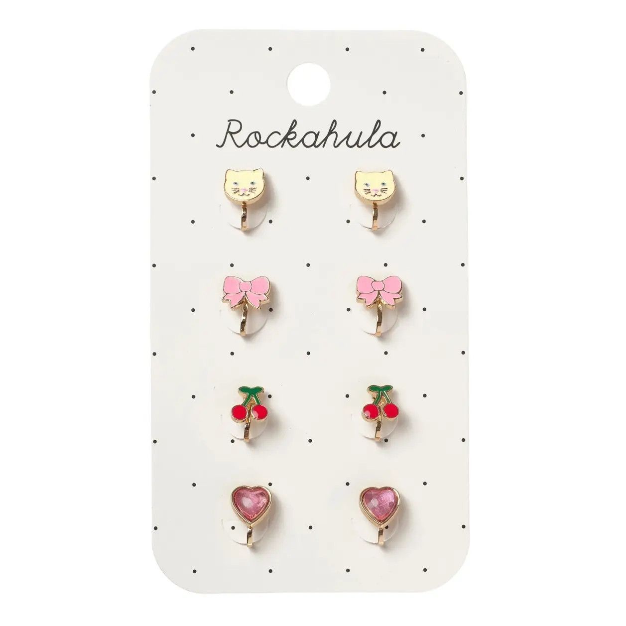 Cute Kitten Clip On Earrings