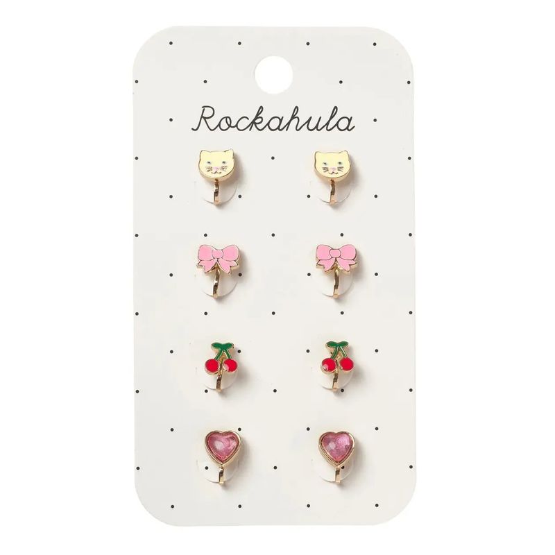 Cute Kitten Clip On Earrings