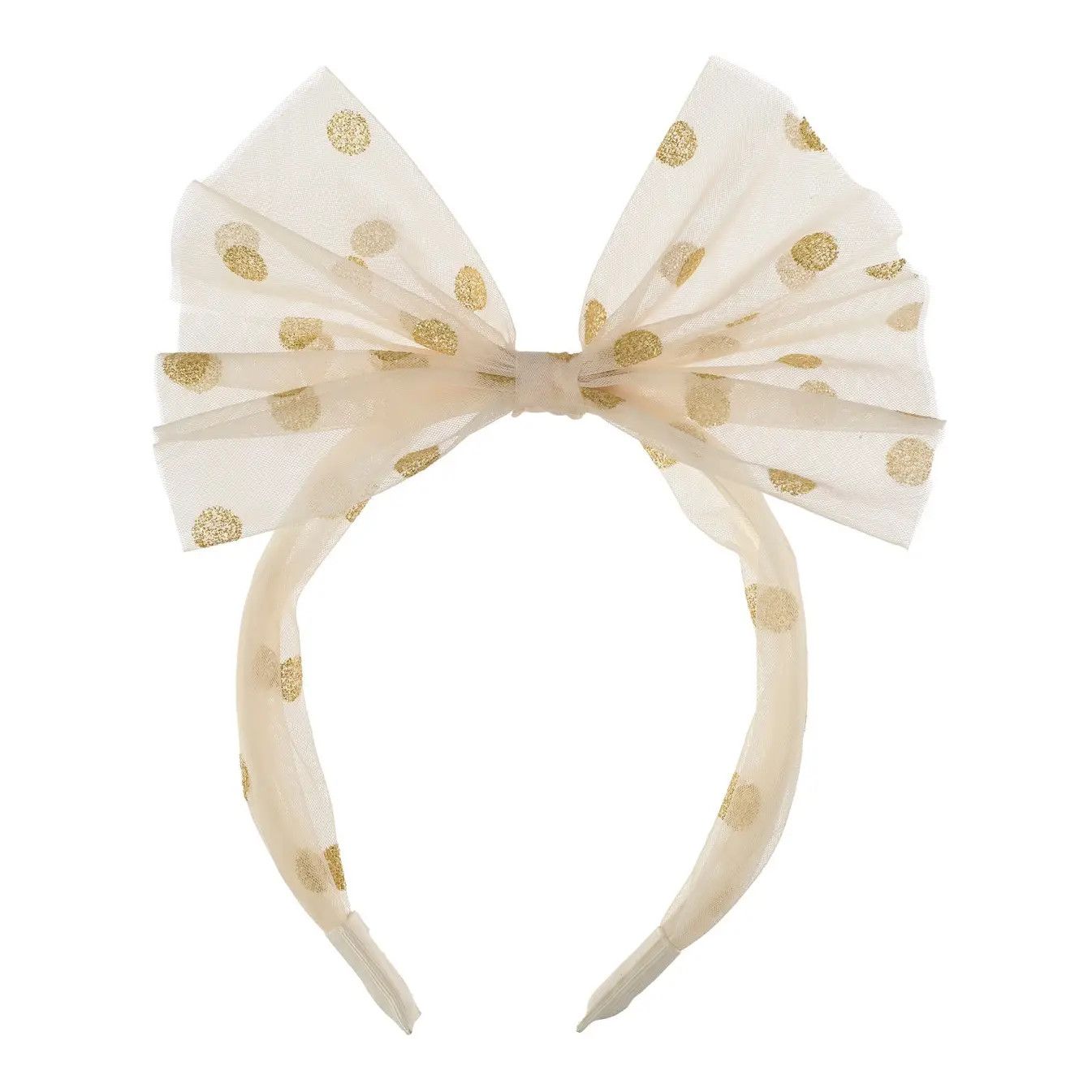 Tulle Glitter Spotty Headband