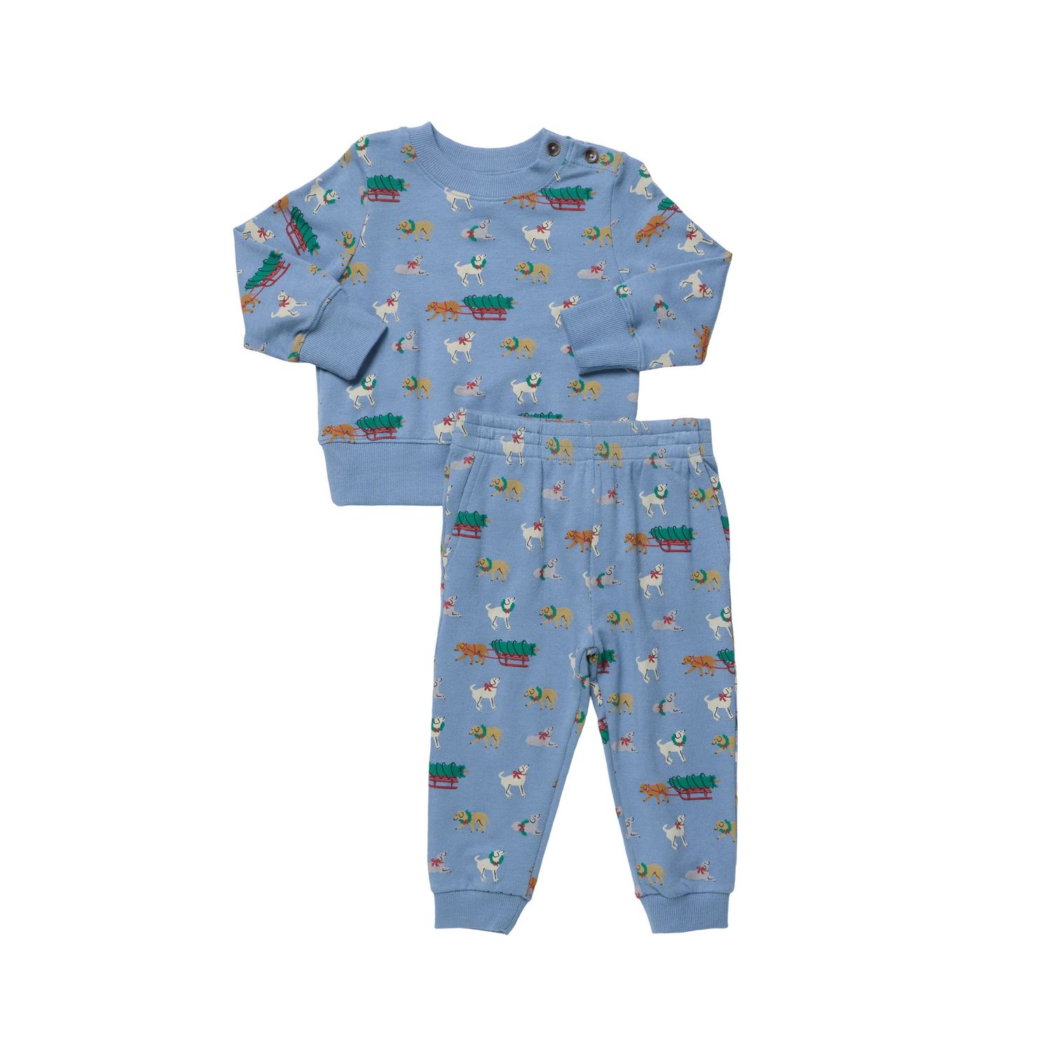 Baby Jax Jogger Set Holiday Labs