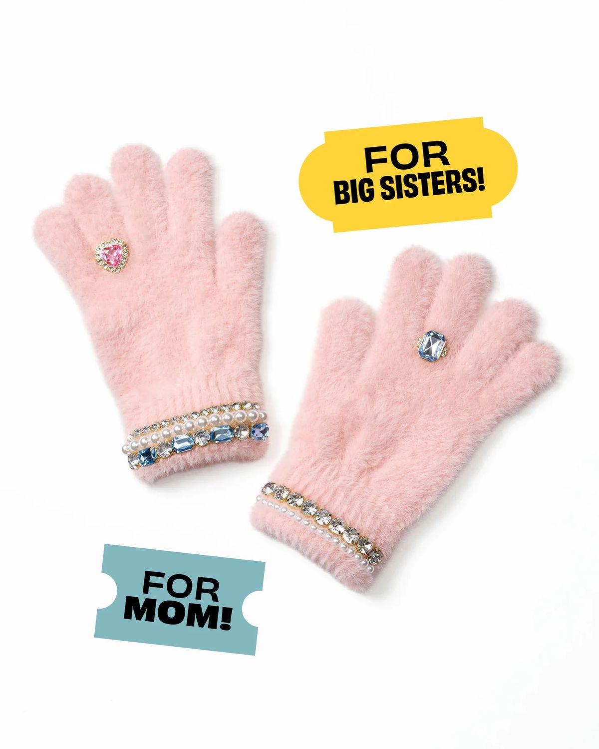 Cotton Candy Gloves Adult Size
