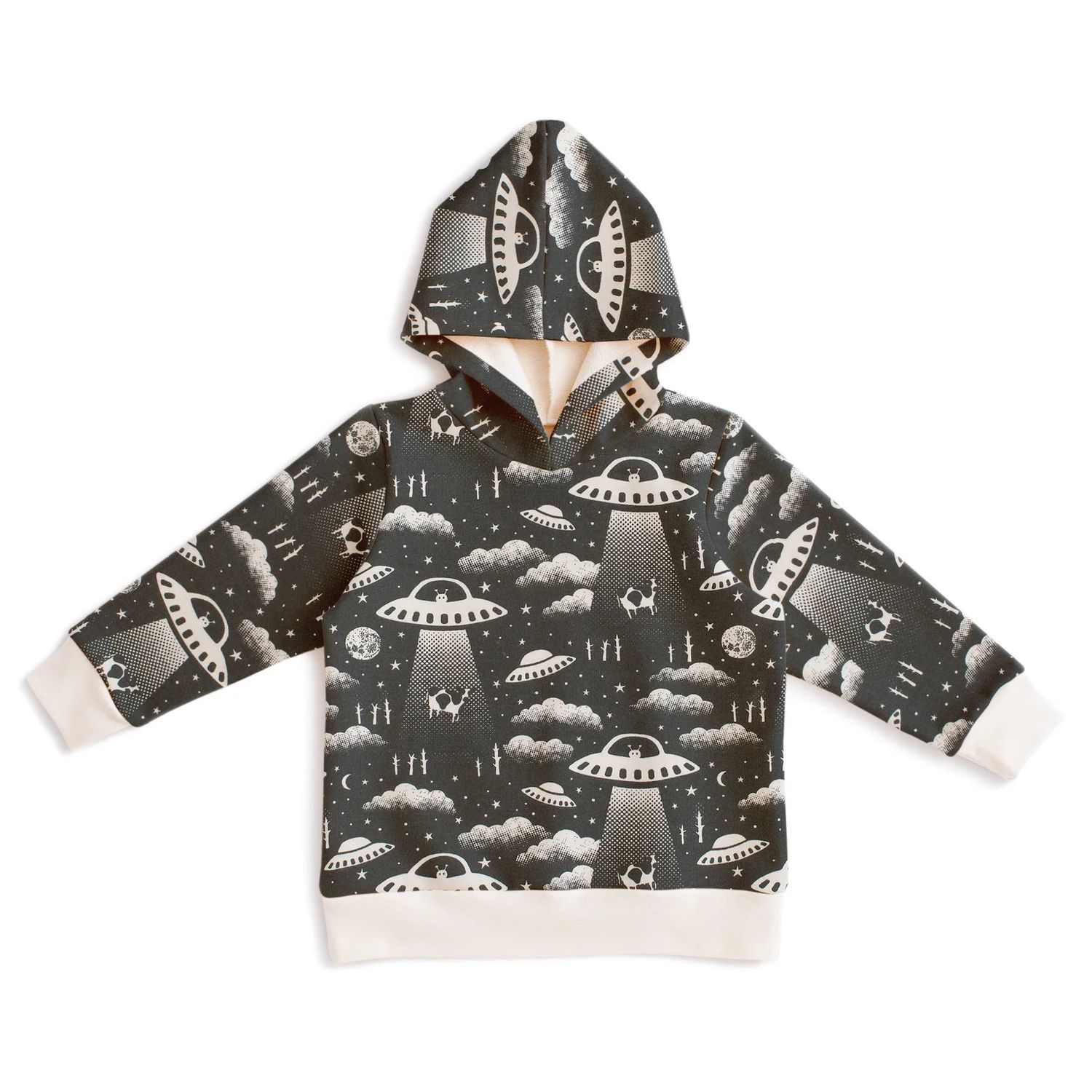 Hoodie Aliens Charcoal