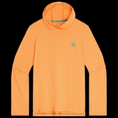 Outdoor Research Activeice Sun Hoodie Womens, Color: Orange Fizz, Size: S