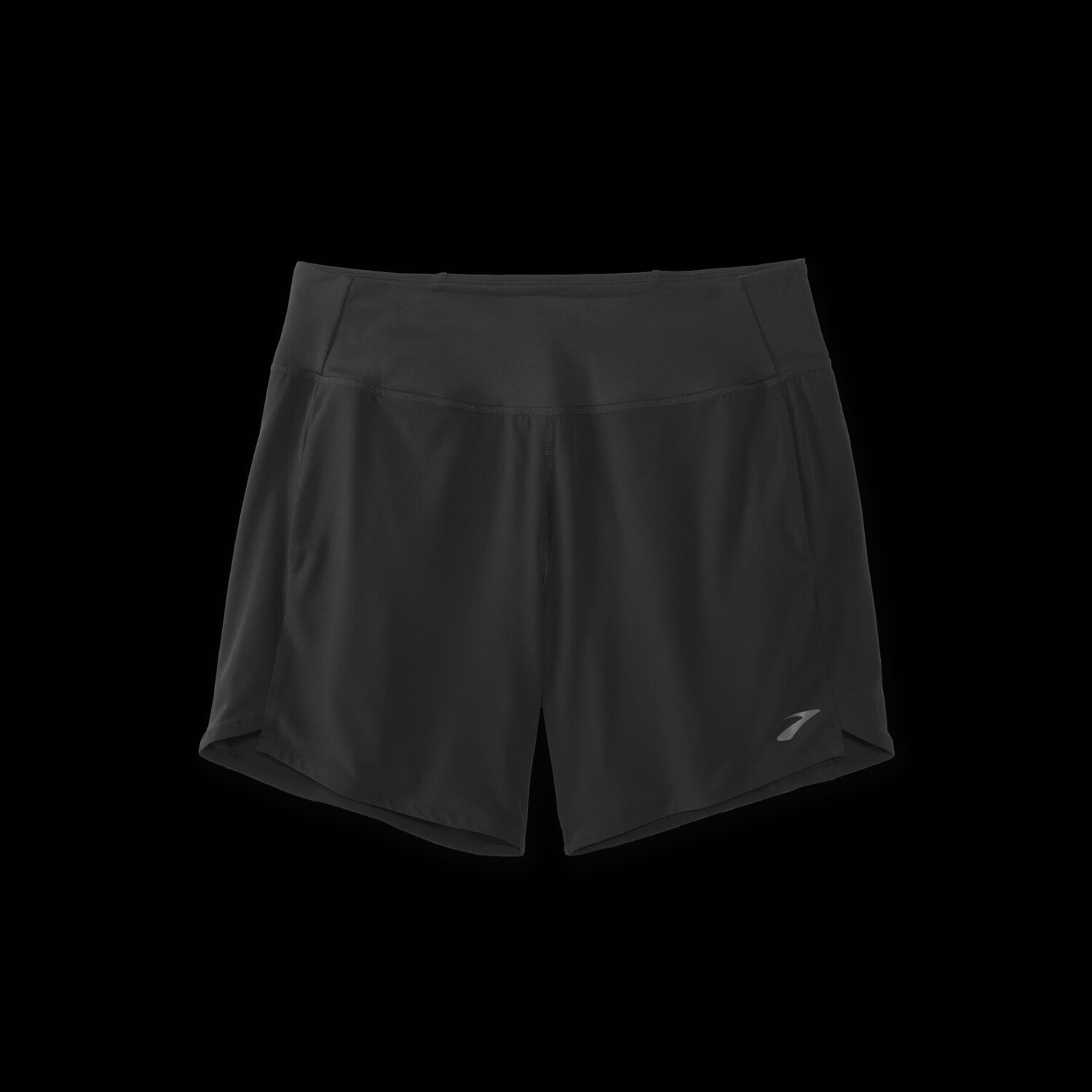 Brooks Chaser 7&quot; Short Womens, Color: Black, Size: L