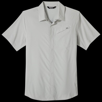 Outdoor Research Astroman S/S Sun Shirt Mens, Color: Pebble, Size: XXL