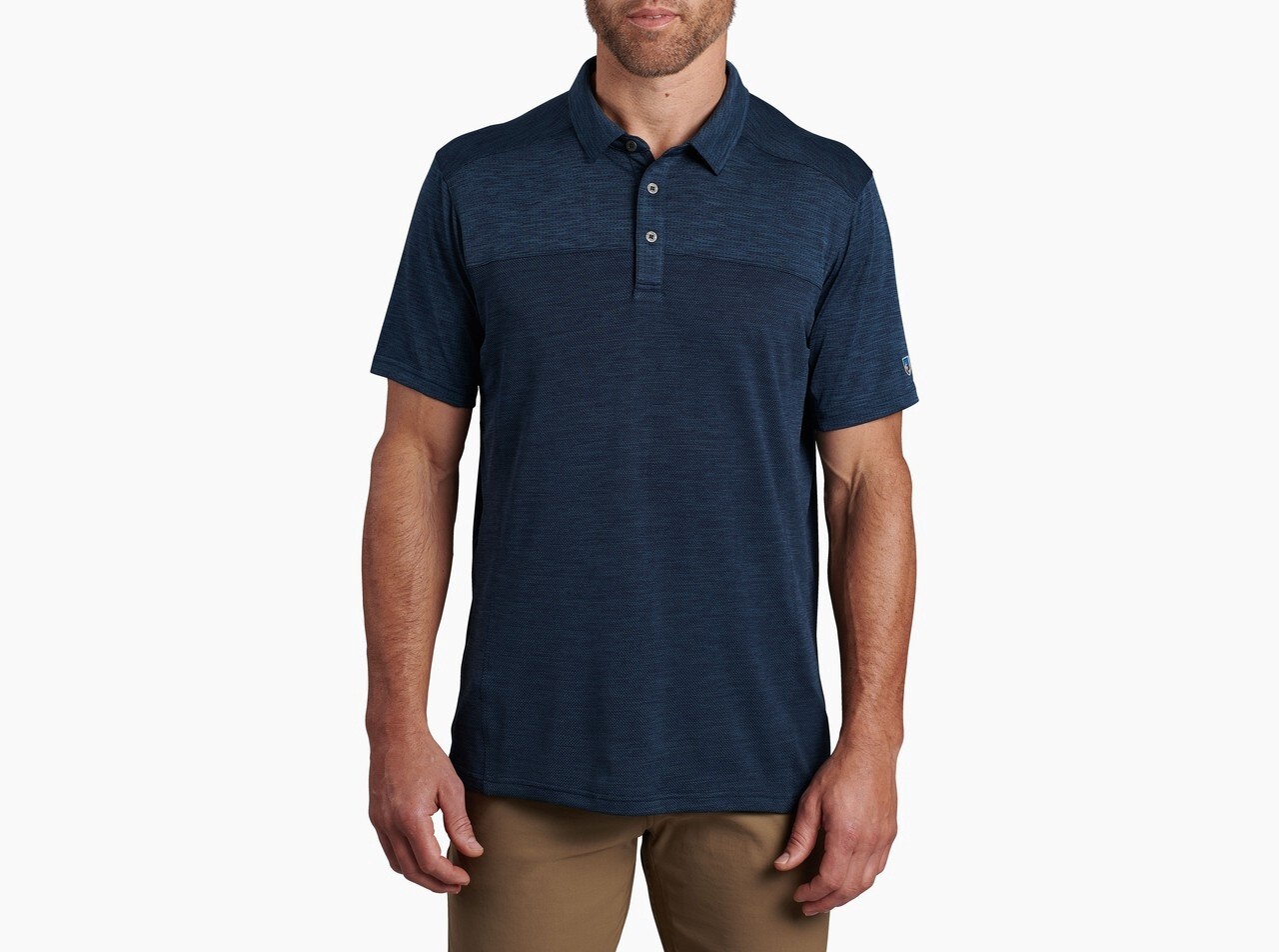 Kuhl Engineered Polo Mens, Color: Pirate Blue, Size: M