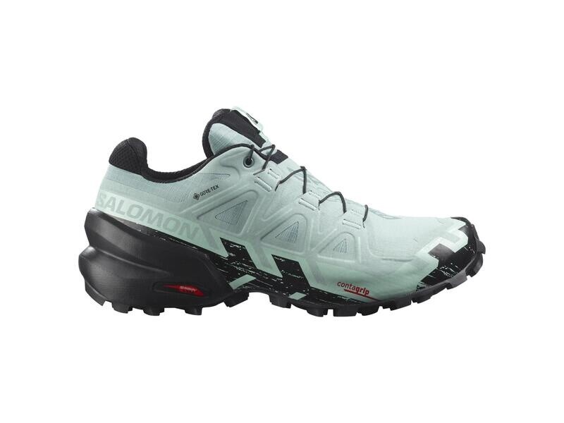 Salomon Speedcross 6 GTX Womens, Color: Aqua/Black/Yucca, Size: 6