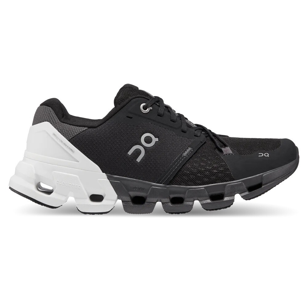 On Cloudflyer 4 Womens, Color: Black/White, Size: 6