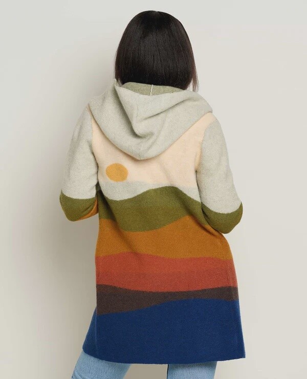 Toad &amp; Co Merino Heartfelt Hoodie Womens, Color: Cinnamon, Size: S